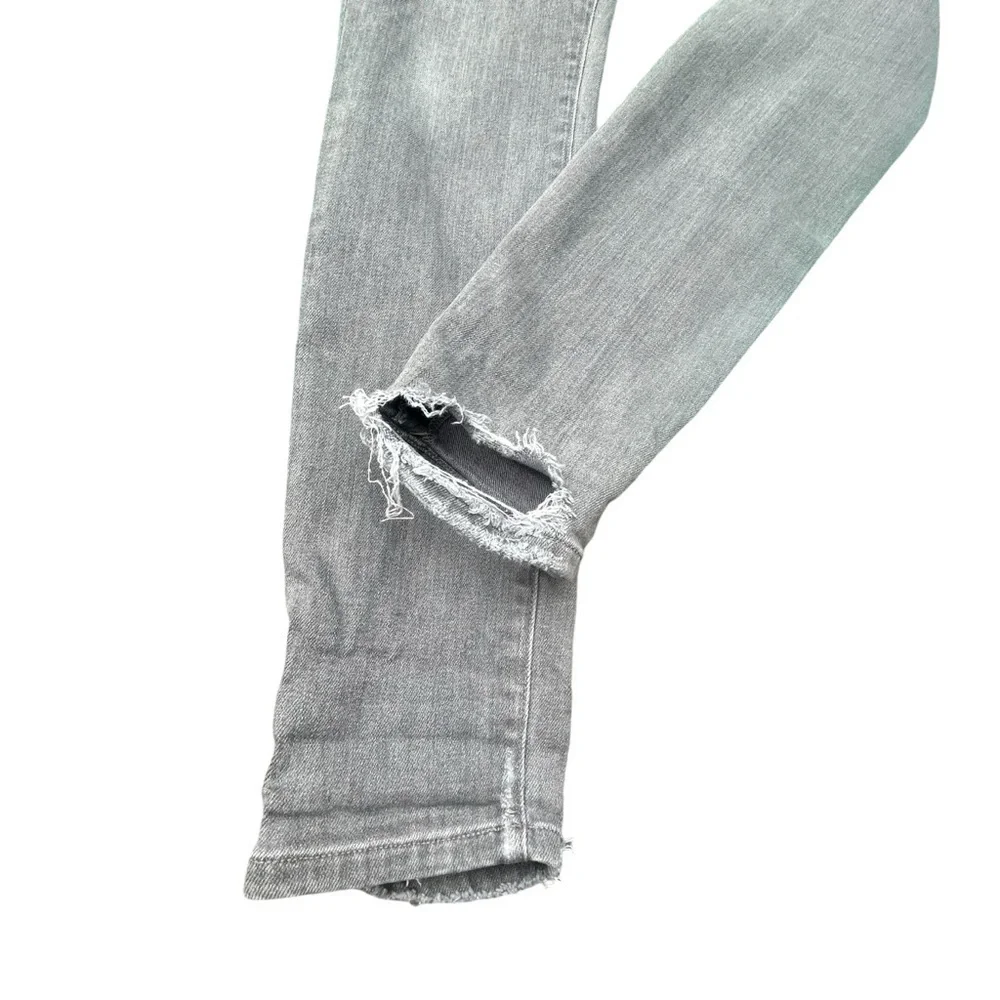 Citizens of humanity 27 Rocket High Rise Distressed Stretch Gray